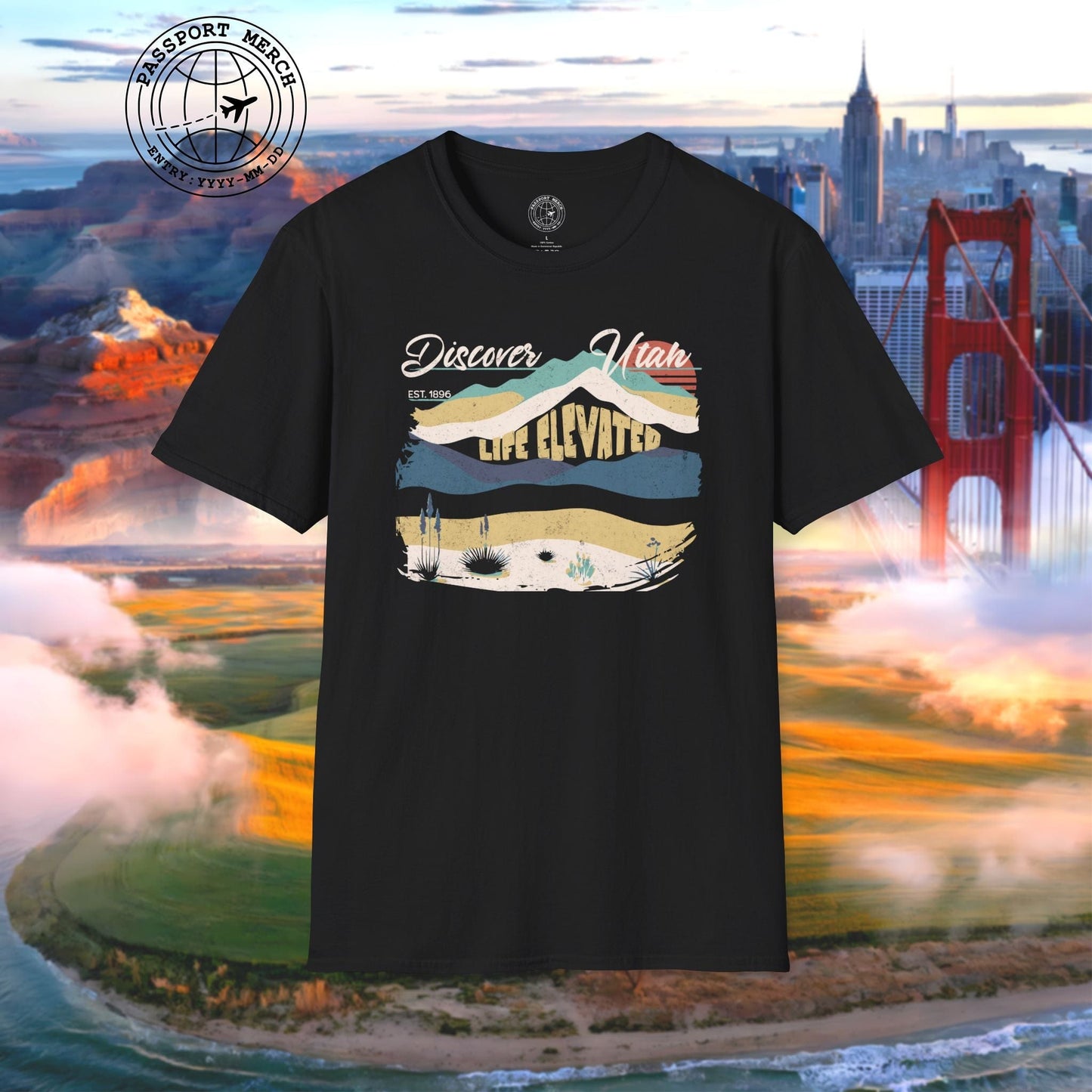 Vintage Utah Life Elevated T-Shirt