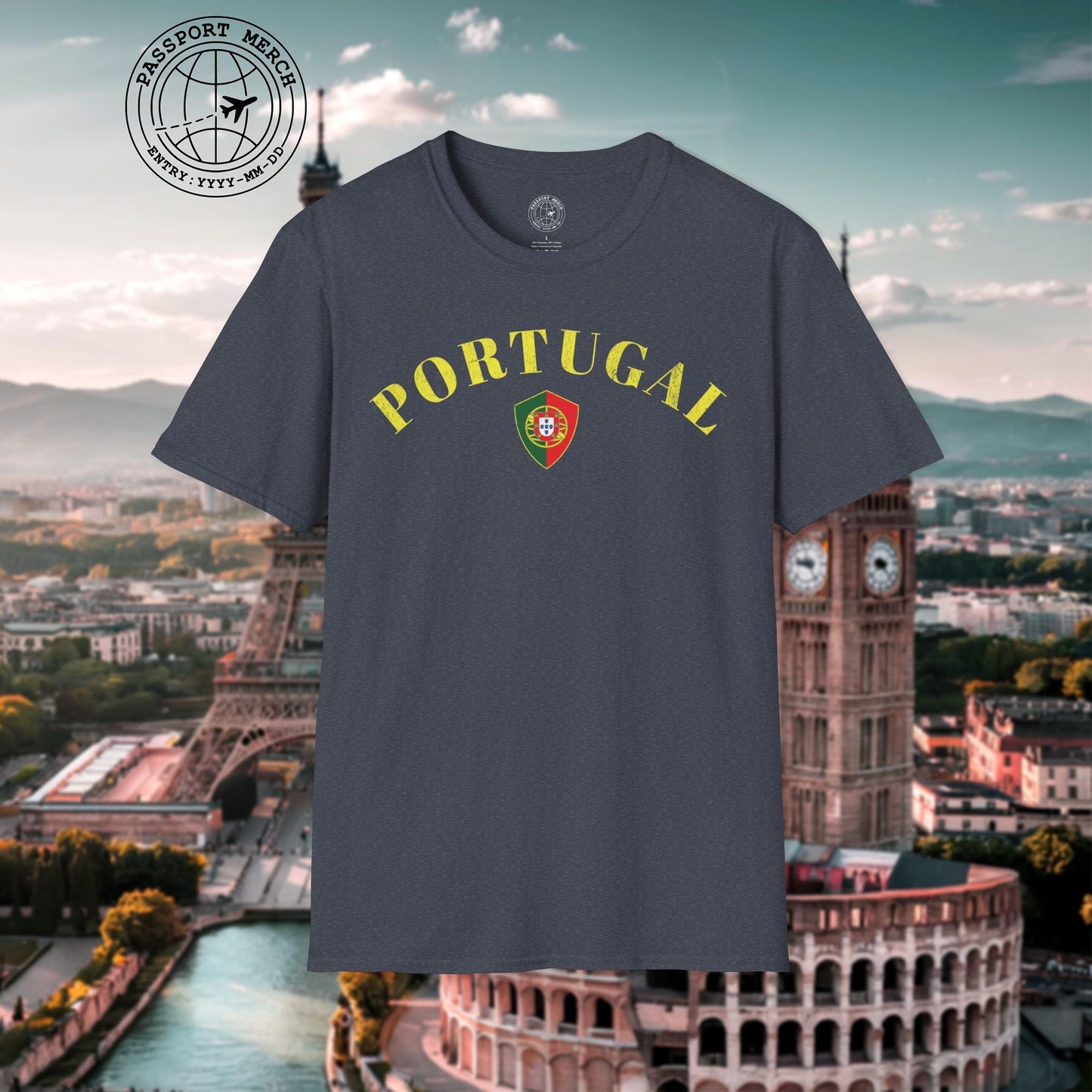 Portugal Coat of Arms Flag Shield T-Shirt