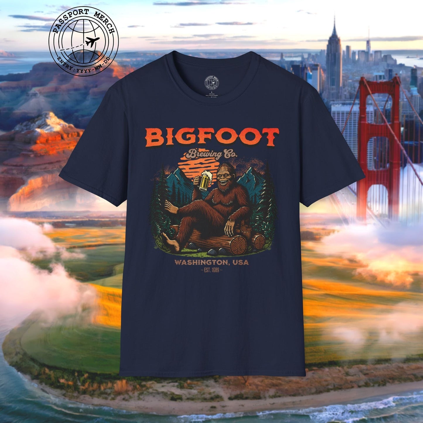 Bigfoot Brewing Company, Washington T-Shirt