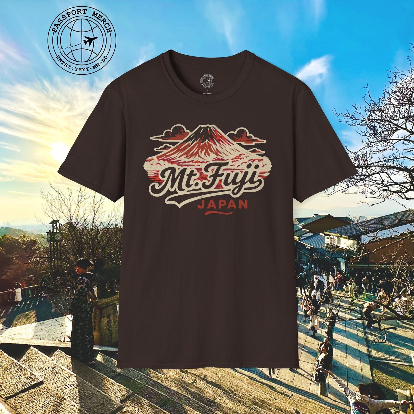 Mount Fuji, Japan - 80's Vintage T-Shirt