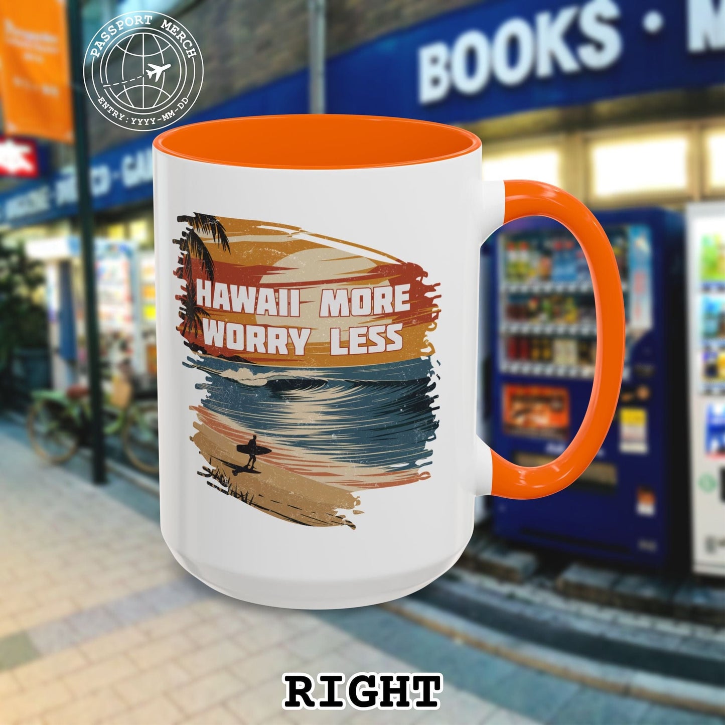 Hawaii More Worry Less 15oz Mug
