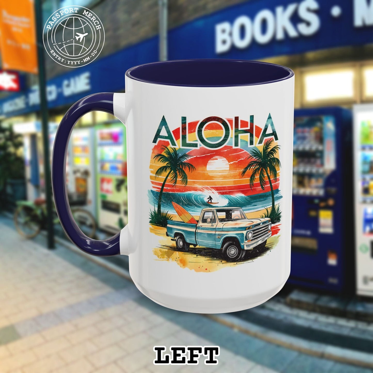 Retro Truck Hawaii Aloha 15oz Mug