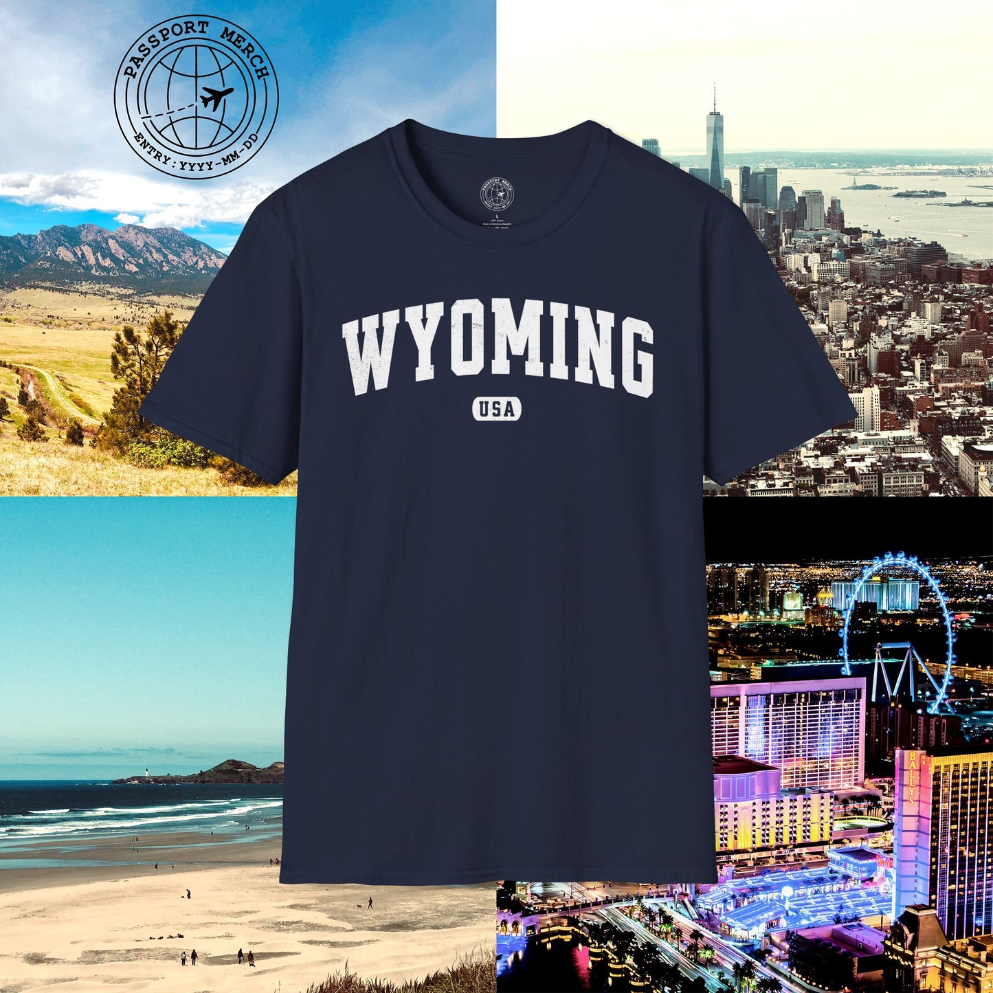 Classic Athletic, Wyoming (50 States Edition) T-Shirt