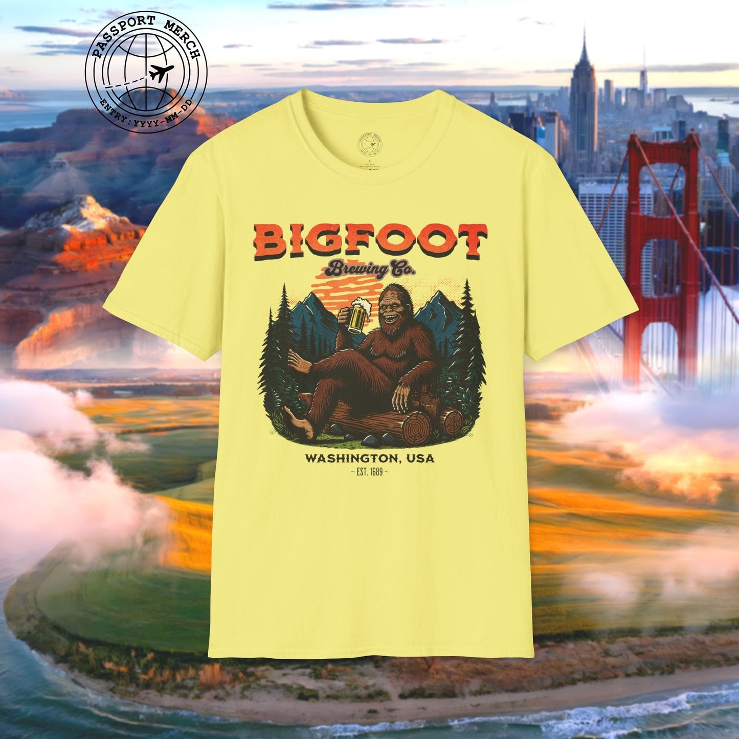 Bigfoot Brewing Company, Washington T-Shirt