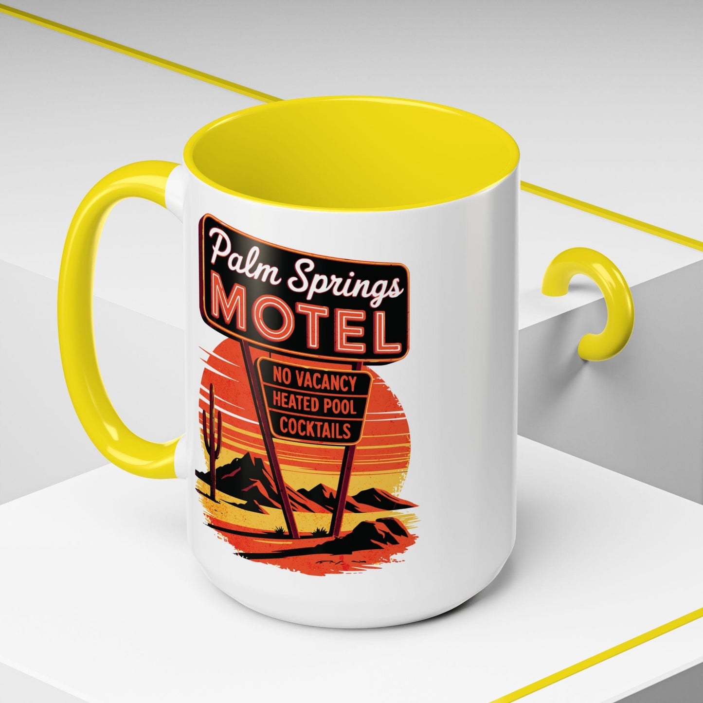 No Vacancy, Palm Springs, California 15oz Mug
