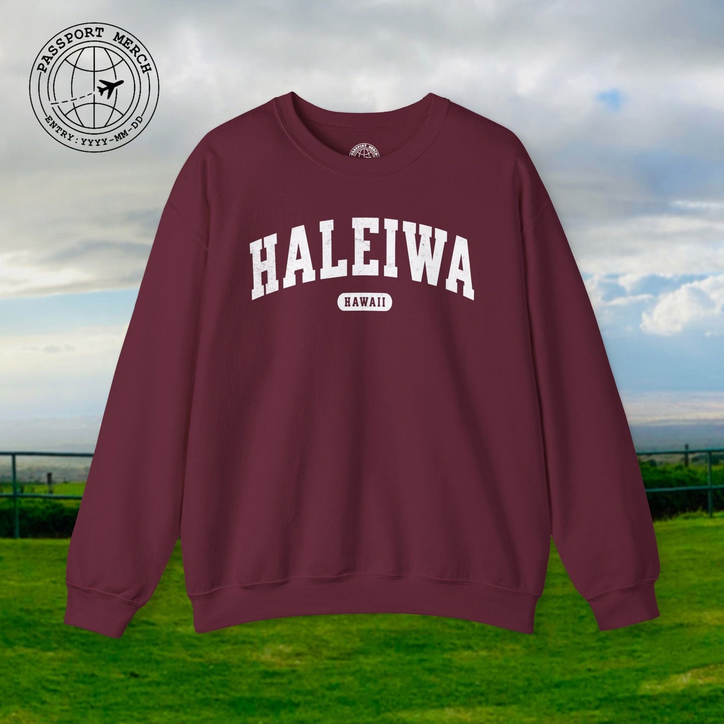 Classic Athletic, Haleiwa, Hawaii (Fan Service) Crewneck