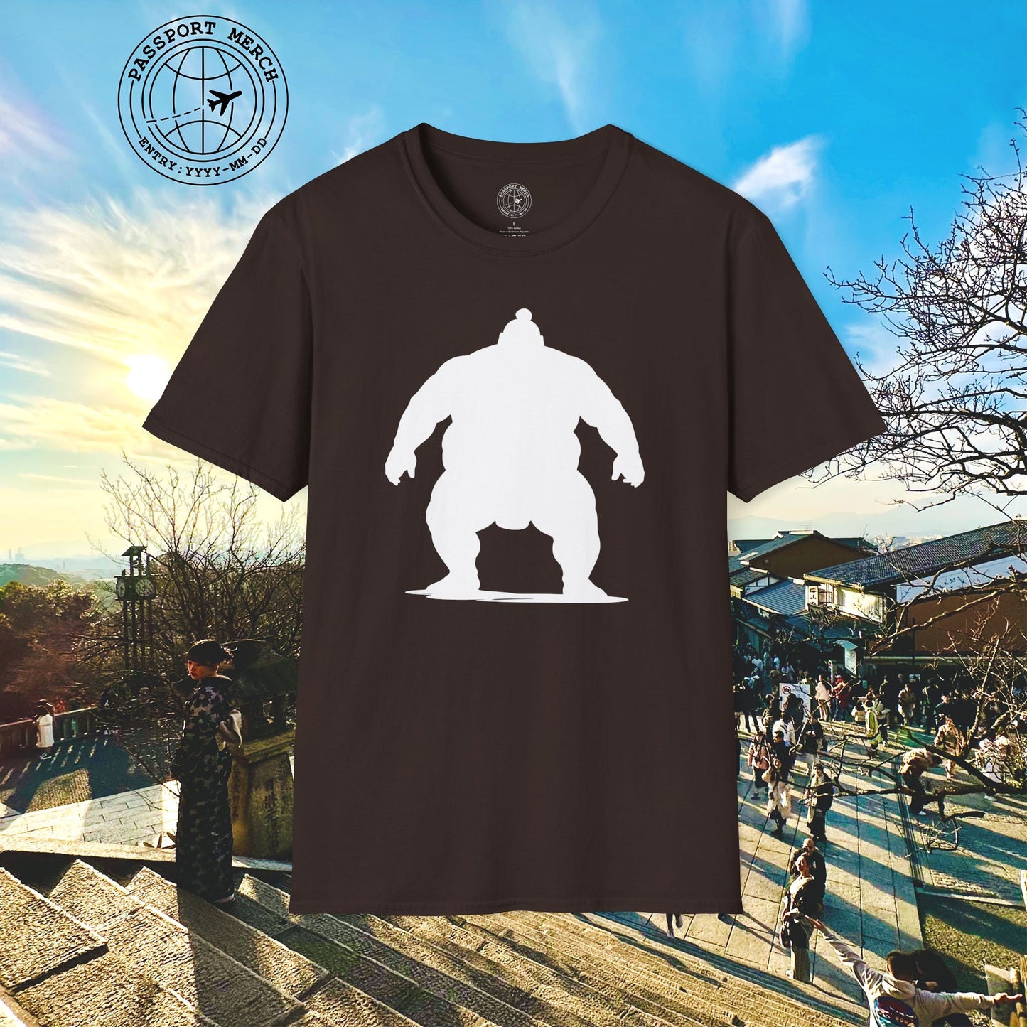 Minimalist Sumo Silhouette, Japan T-Shirt