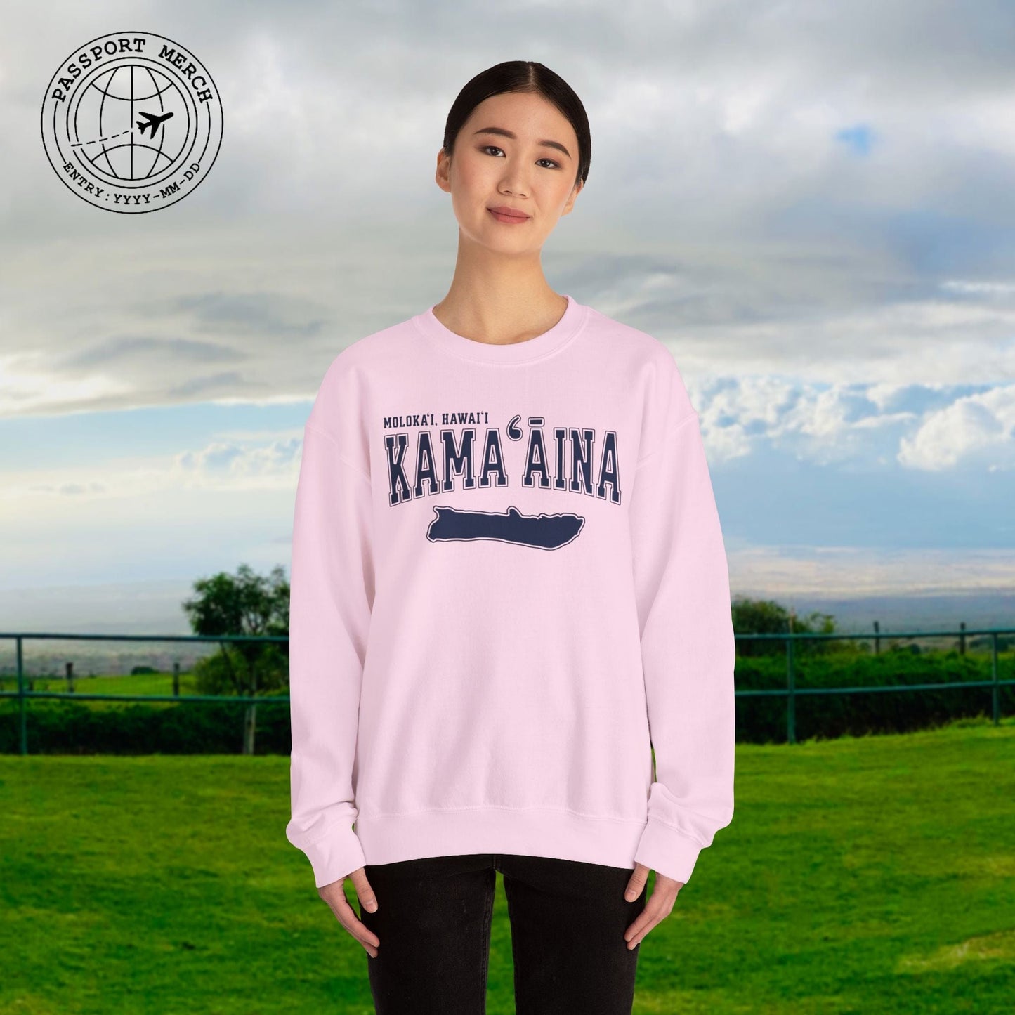 Classic University (Kamaaina Edition), Molokai, Hawaii Crewneck