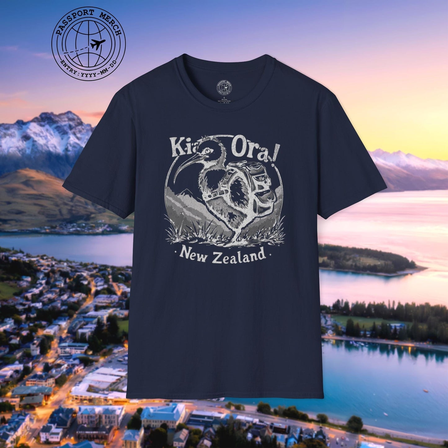 Kia Ora Kiwi, New Zealand T-Shirt