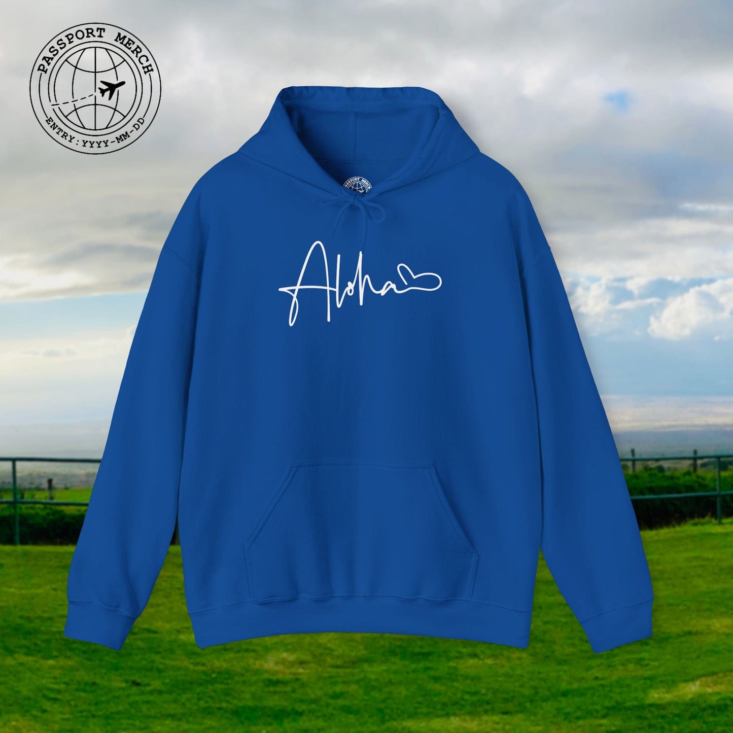 Aloha Heart Signature, Hawaii Hoodie