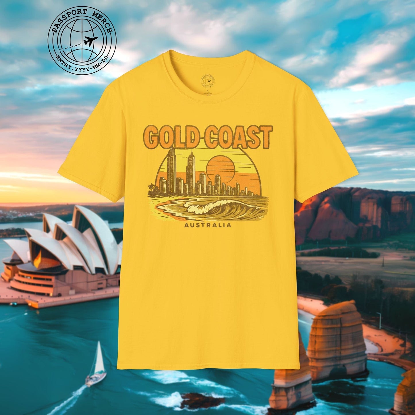Gold Coast, Australia - 80's Vintage T-Shirt