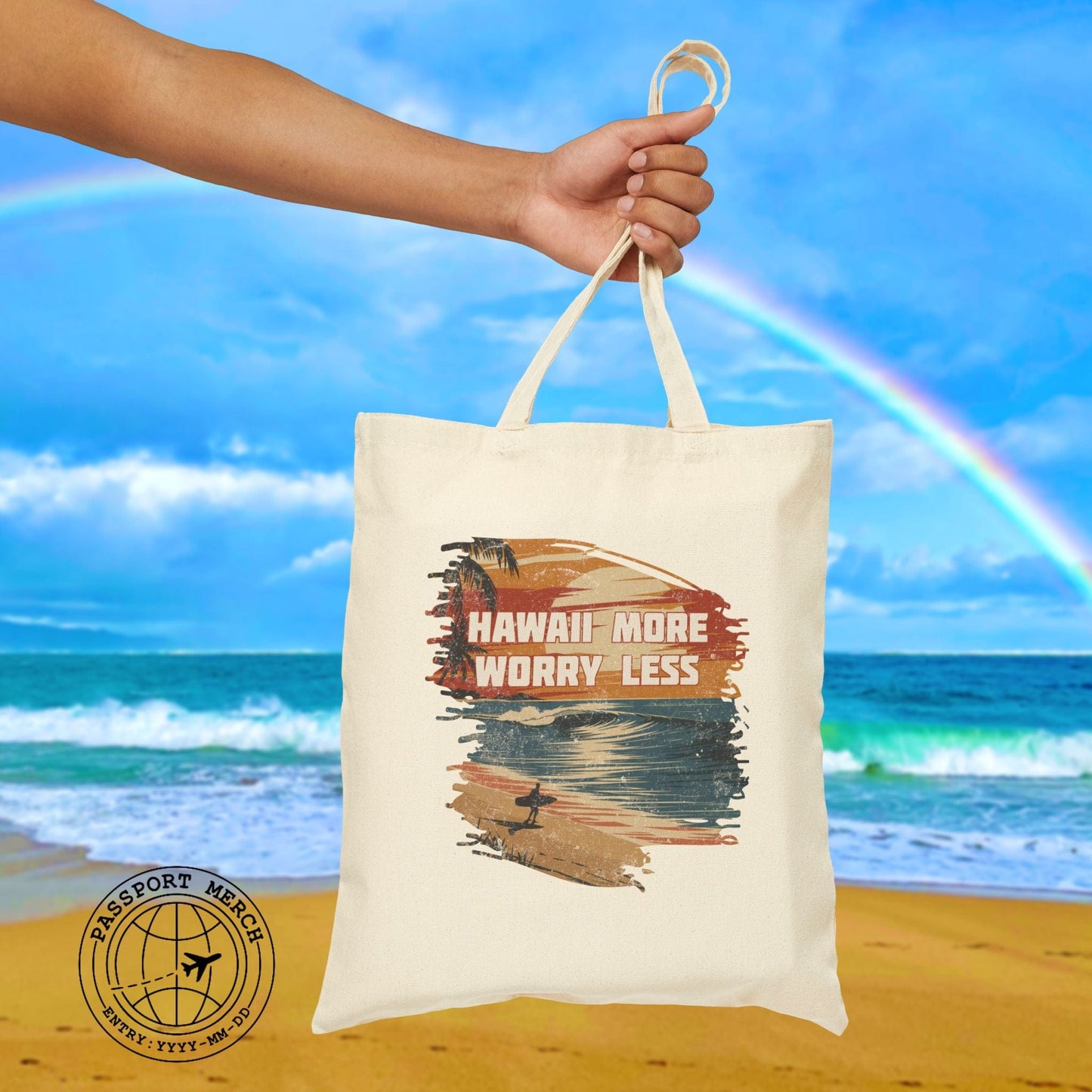 Hawaii More Worry Less Tote Bag