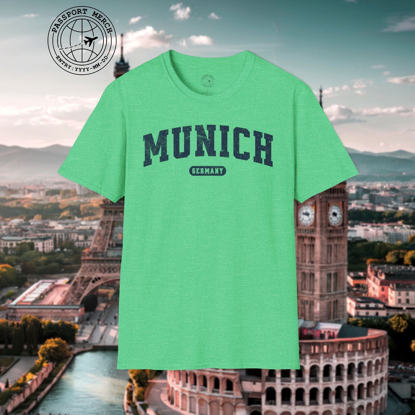 Classic Athletic (Bucket List Edition), Munich, Germany T-Shirt