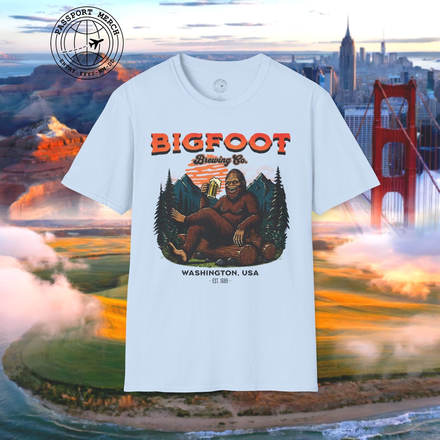 Bigfoot Brewing Company, Washington T-Shirt