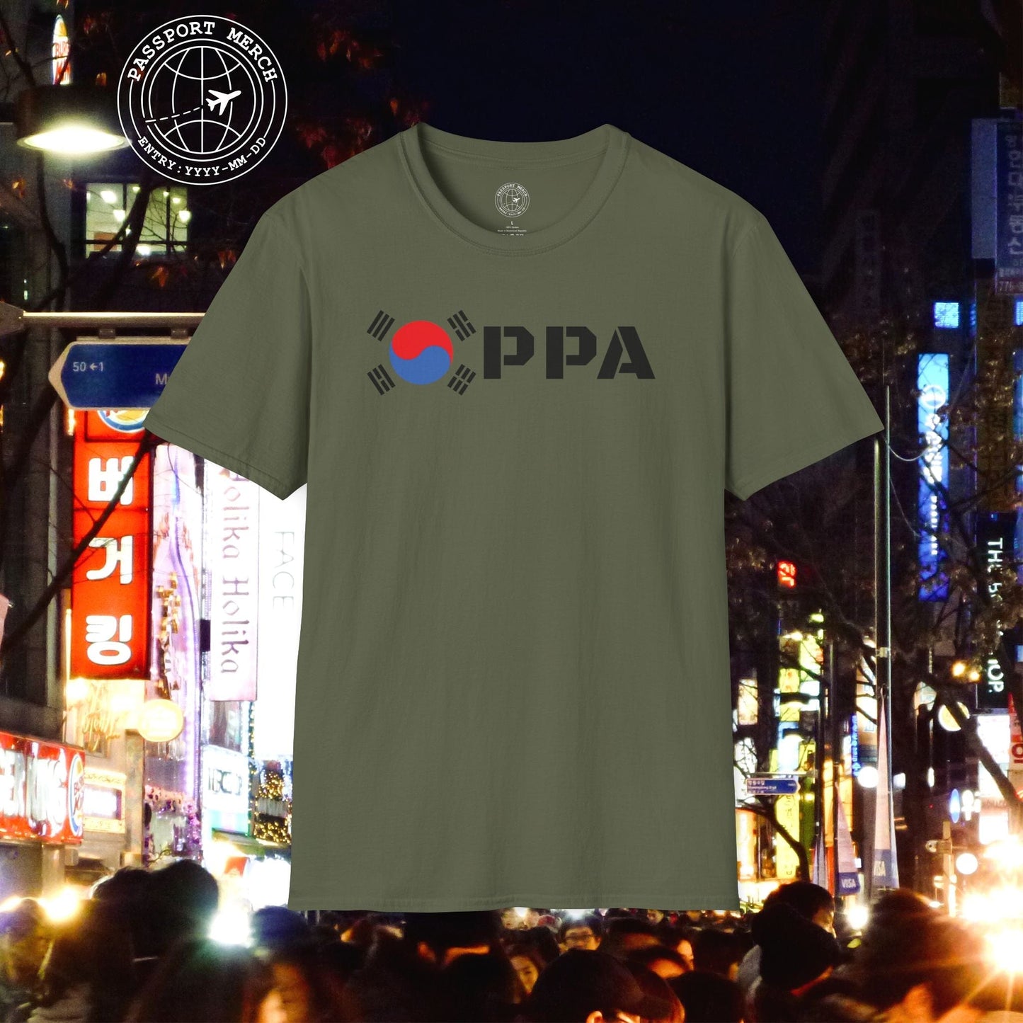Oppa Flag, Korea T-Shirt