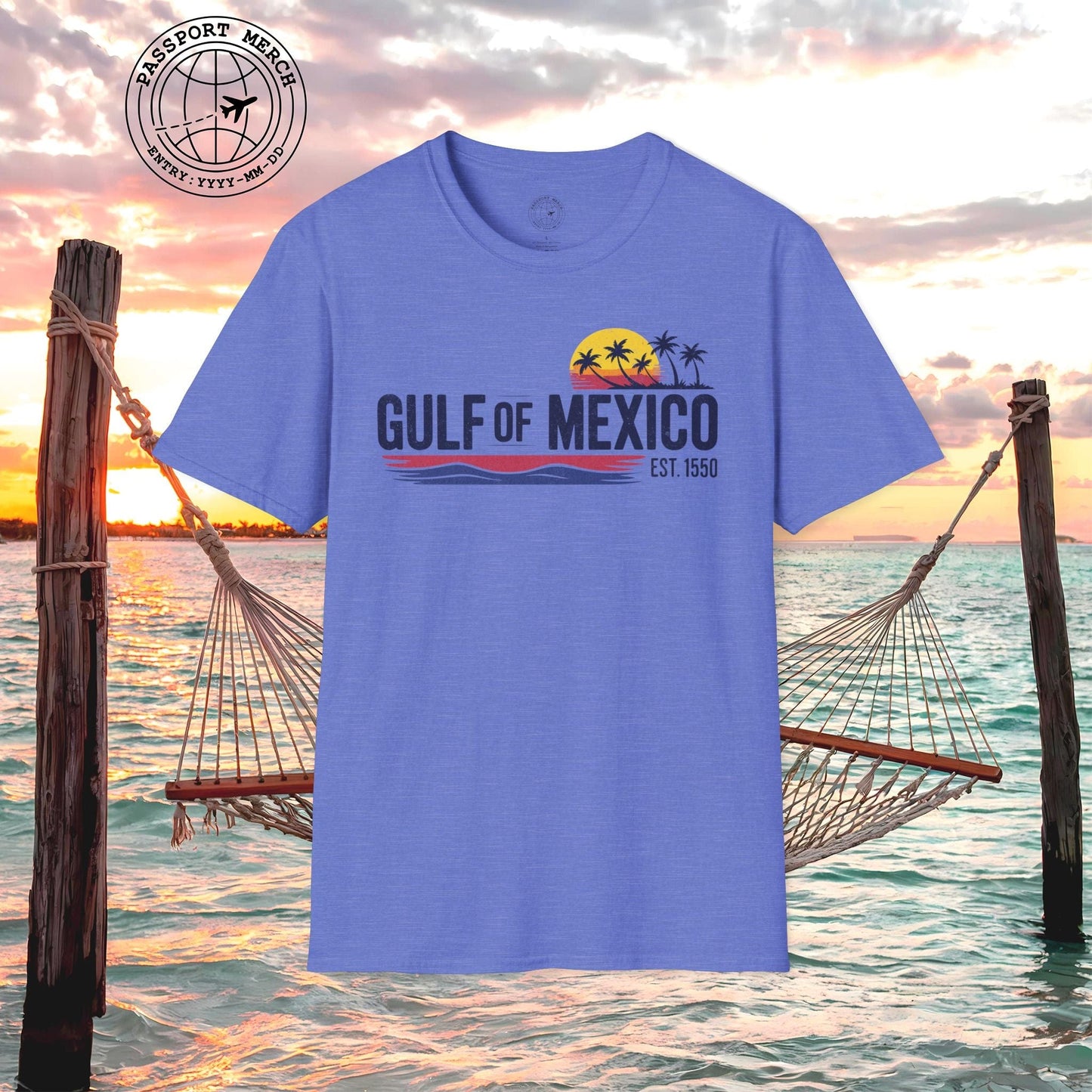 Vintage Retro Gulf of Mexico T-Shirt