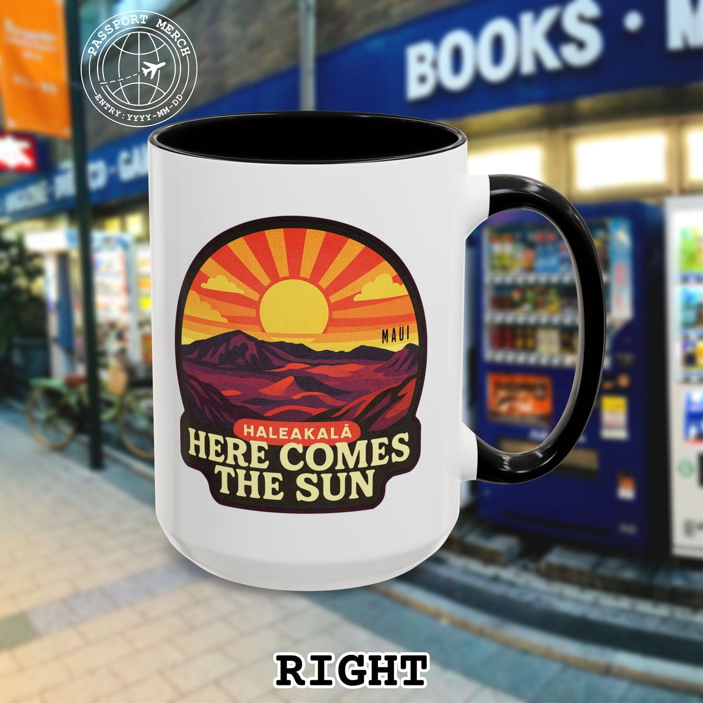 Here Comes the Sun, Haleakala, Maui, Hawaii 15oz Mug