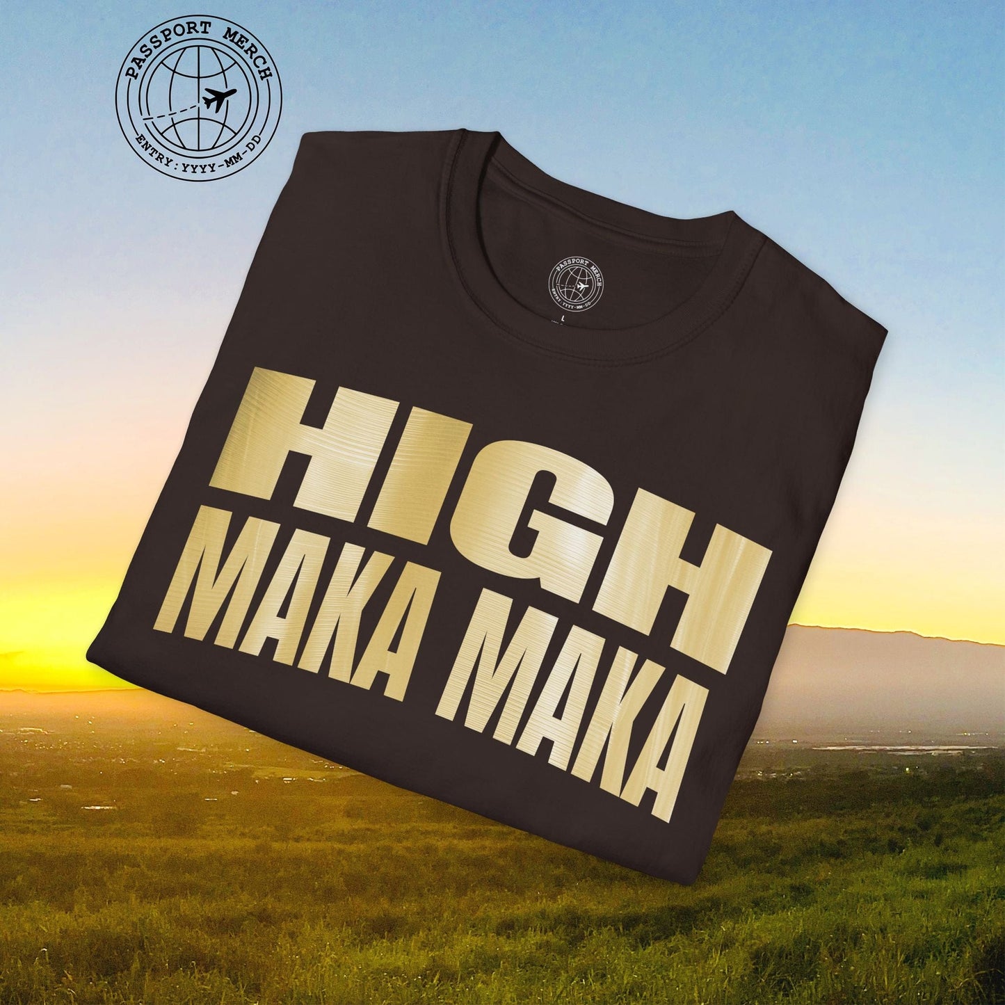 Bullion Gold High Maka Maka, Hawaii T-Shirt