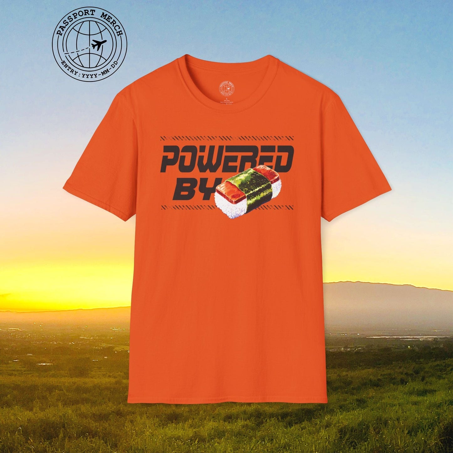 Powered By Musubi, Hawaii T-Shirt