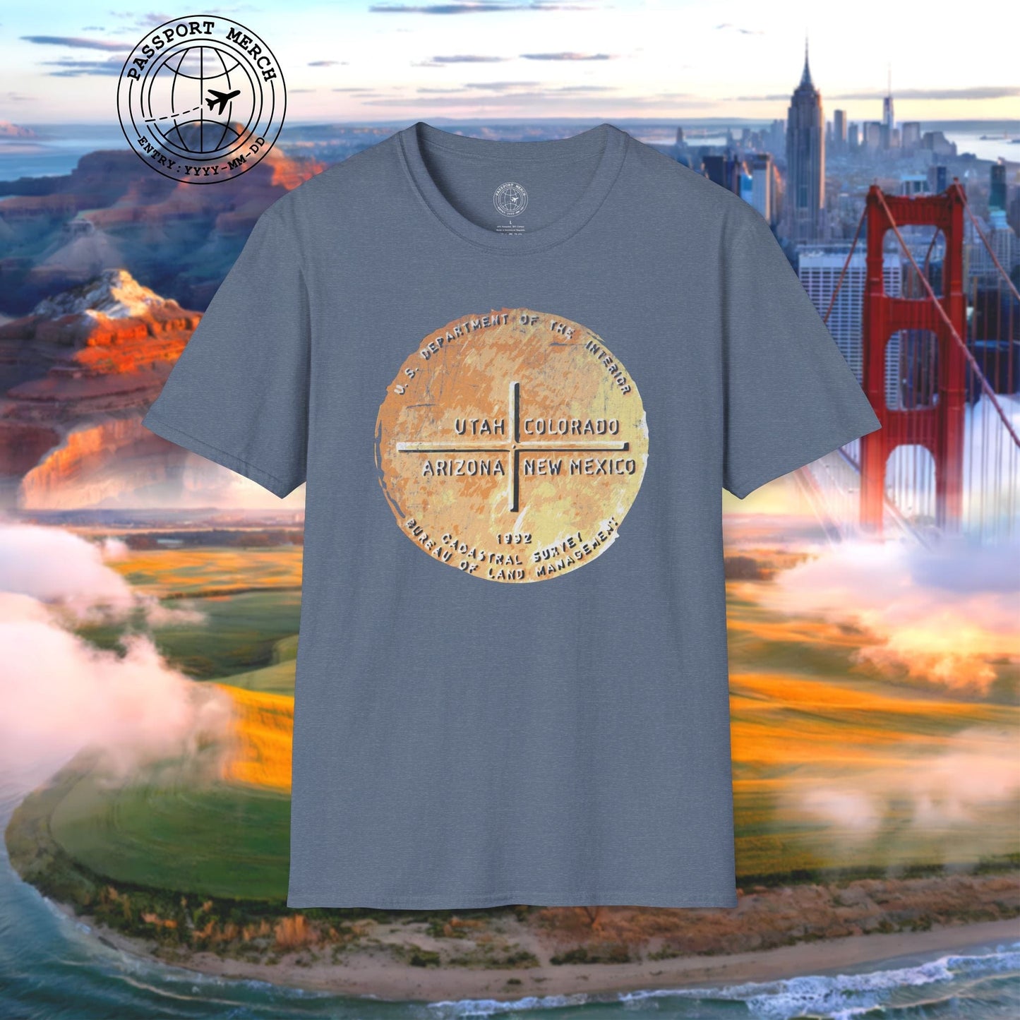 Four Corners - Utah, Colorado, Arizona, New Mexico T-Shirt