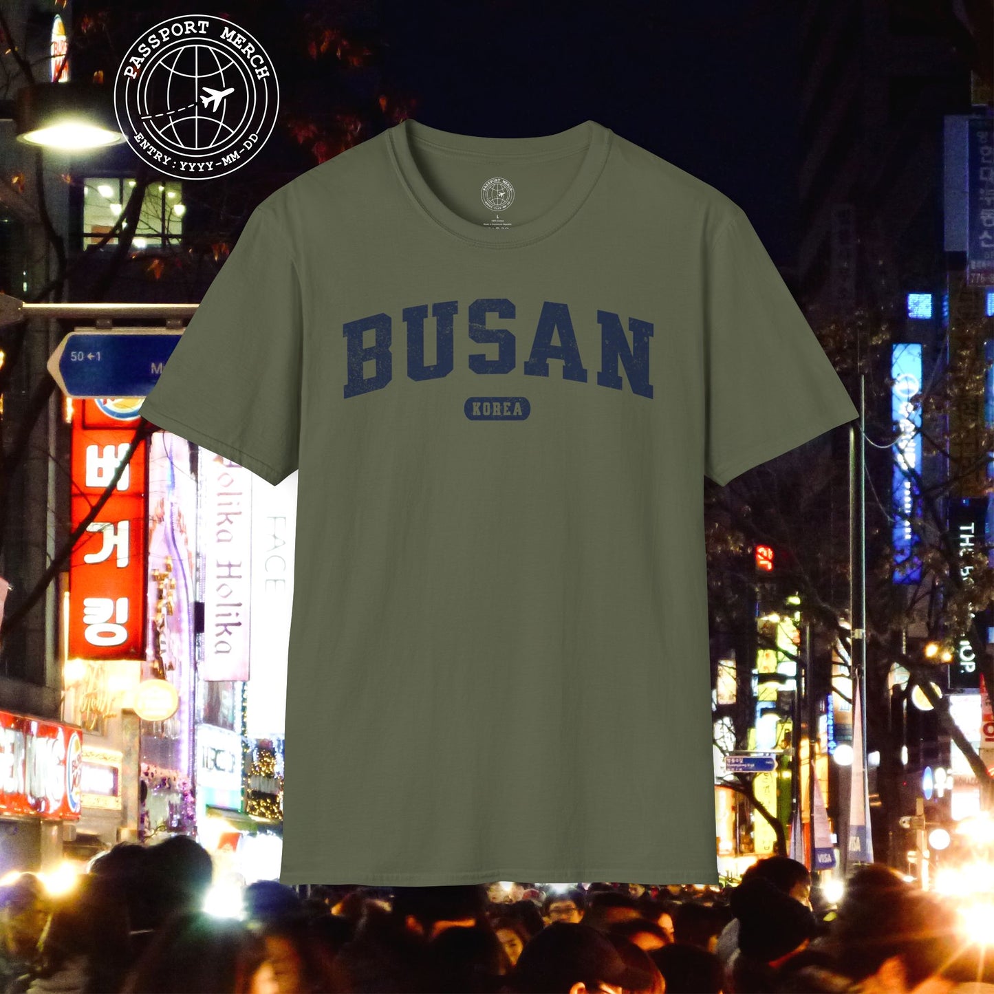 Classic Athletic (Bucket List Edition), Busan, Korea T-Shirt