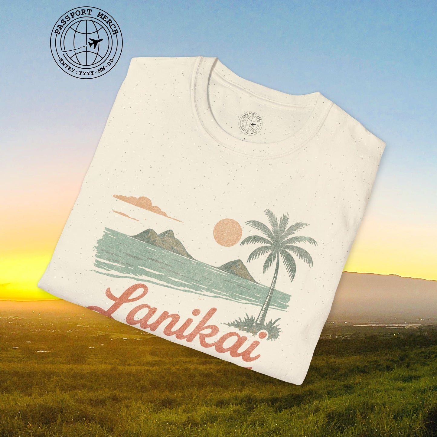 Vintage Lanikai, Oahu, Hawaii T-Shirt