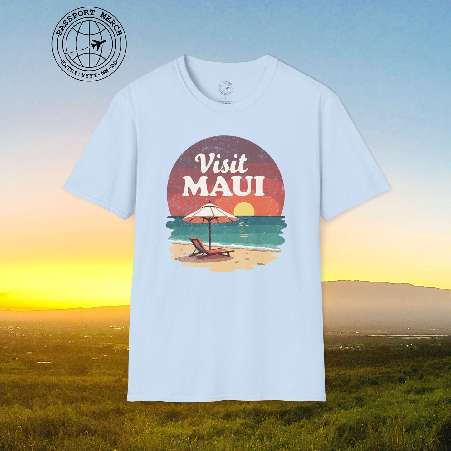 Retro Visit Maui Hawaii T-Shirt