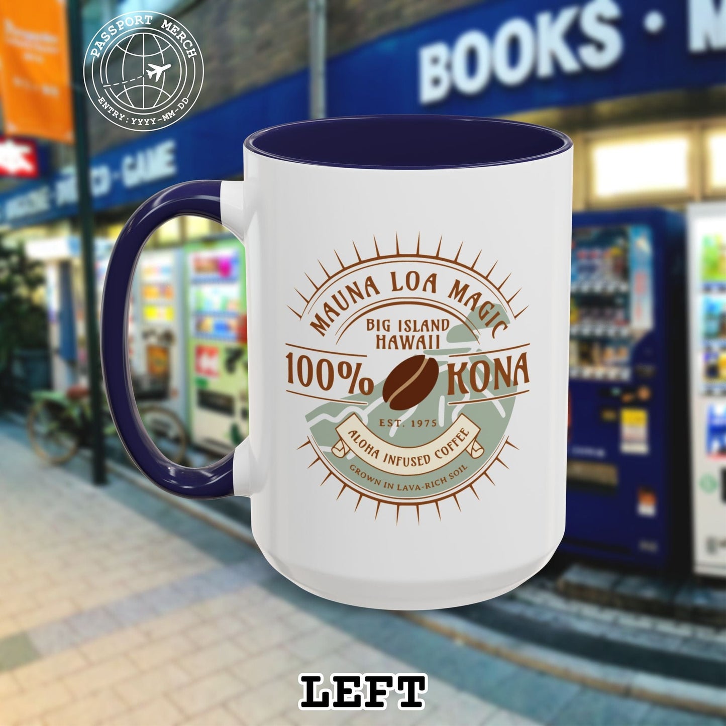 Mauna Loa Magic Kona Coffee Hawaii 15oz Mug