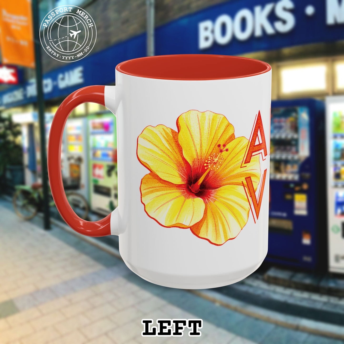 Sun-Kissed Hibiscus Aloha Vibes, Hawaii 15oz Mug