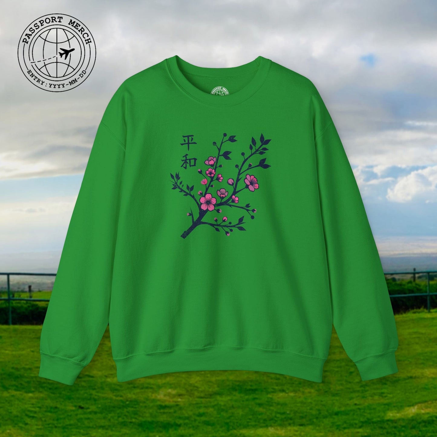 Sakura Serenity, Japan Crewneck