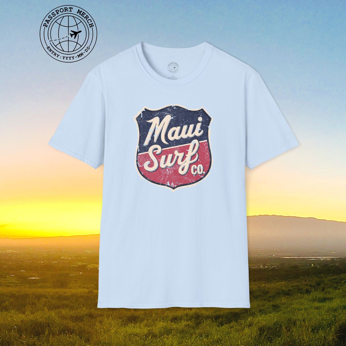 Vintage Maui Surf Co. Shield Hawaii T-Shirt