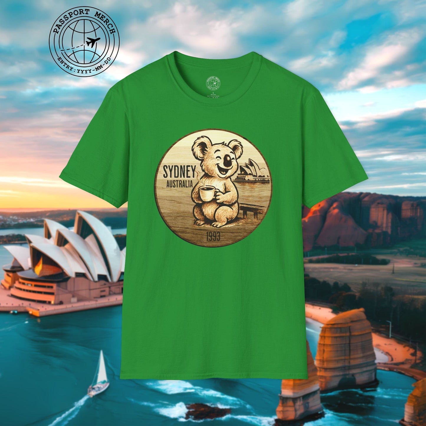 Vintage Koala & Coffee in Sydney, Australia T-Shirt
