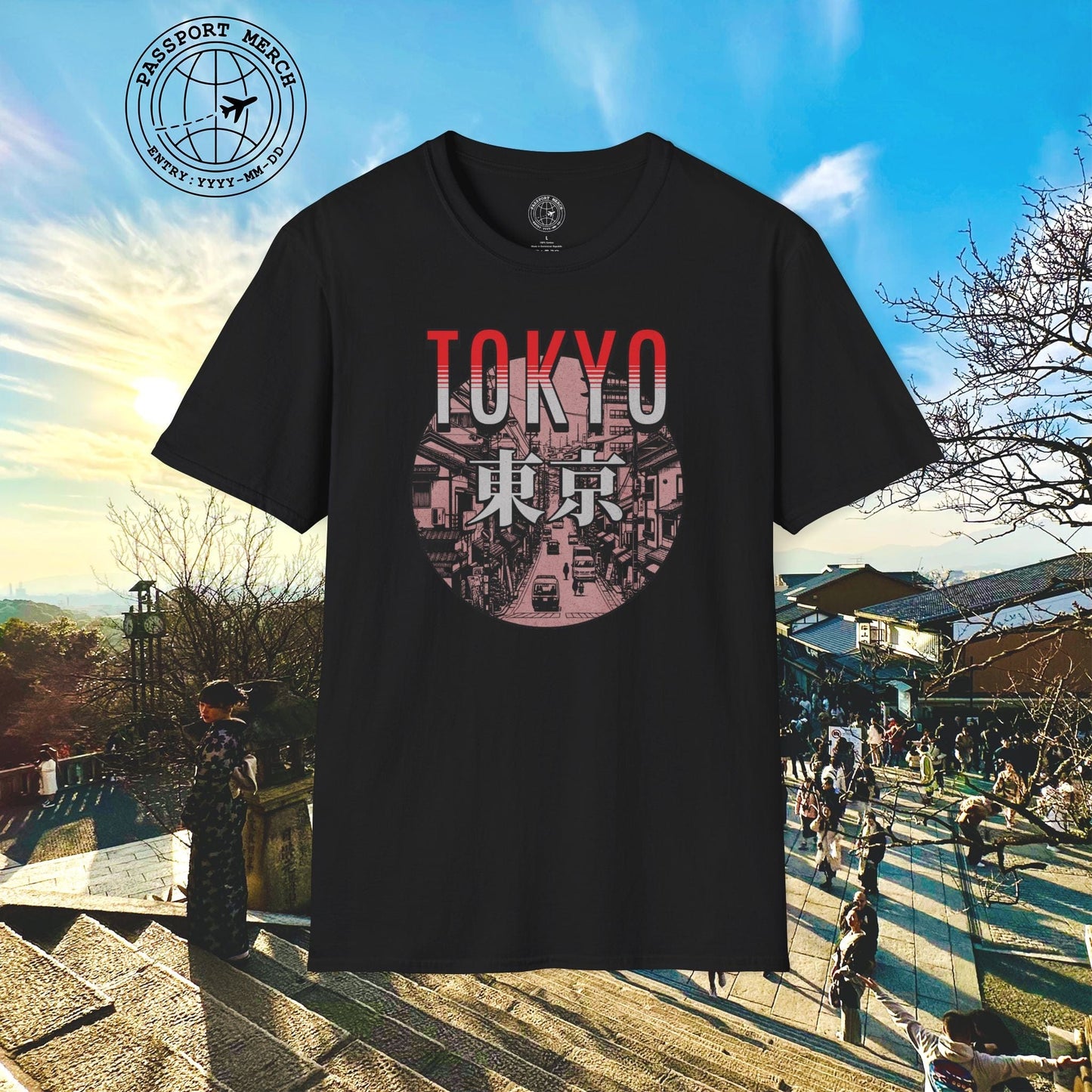 Vintage Streets of Tokyo Japan T-Shirt