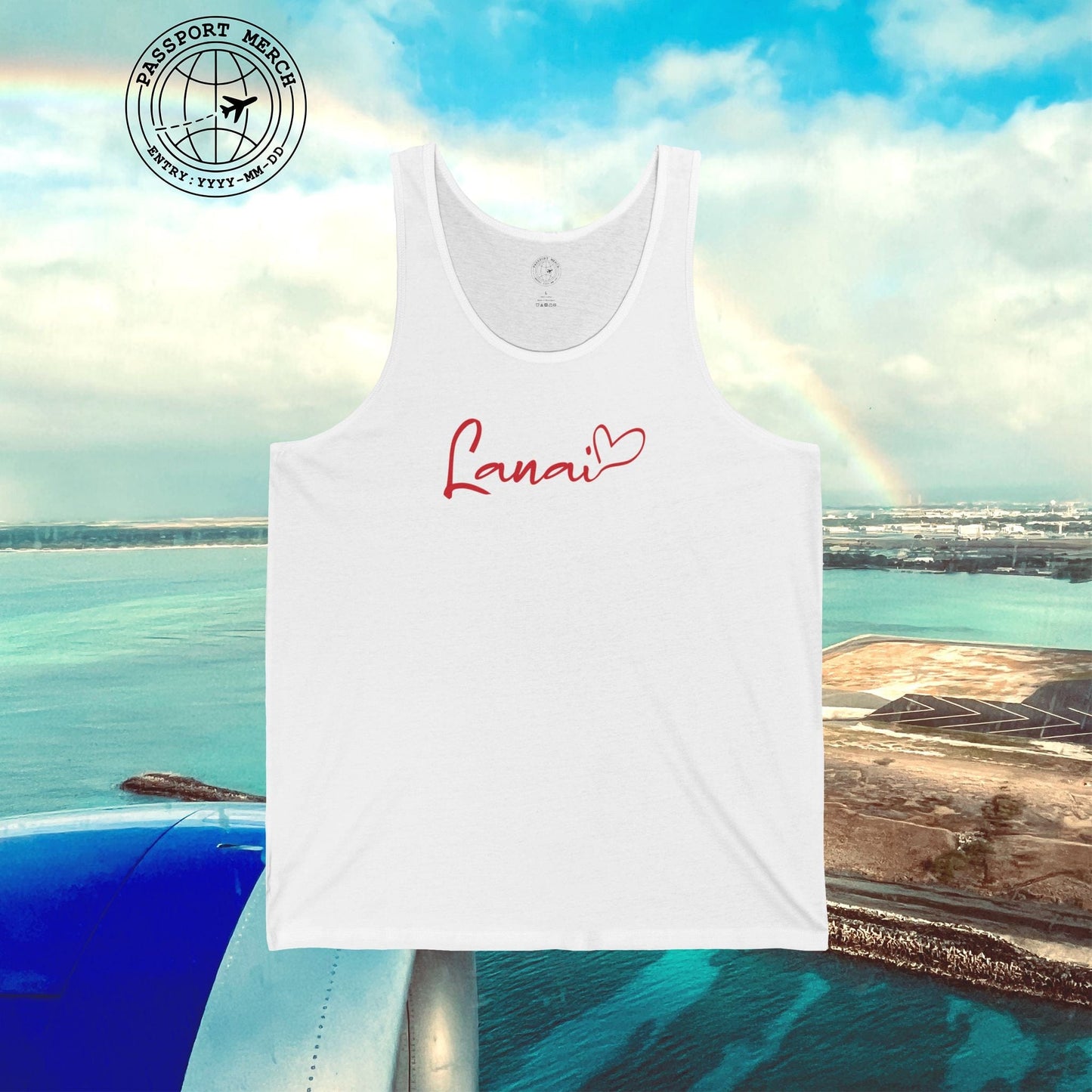 Heart Signature (Islands Edition), Lanai, Hawaii Tank Top