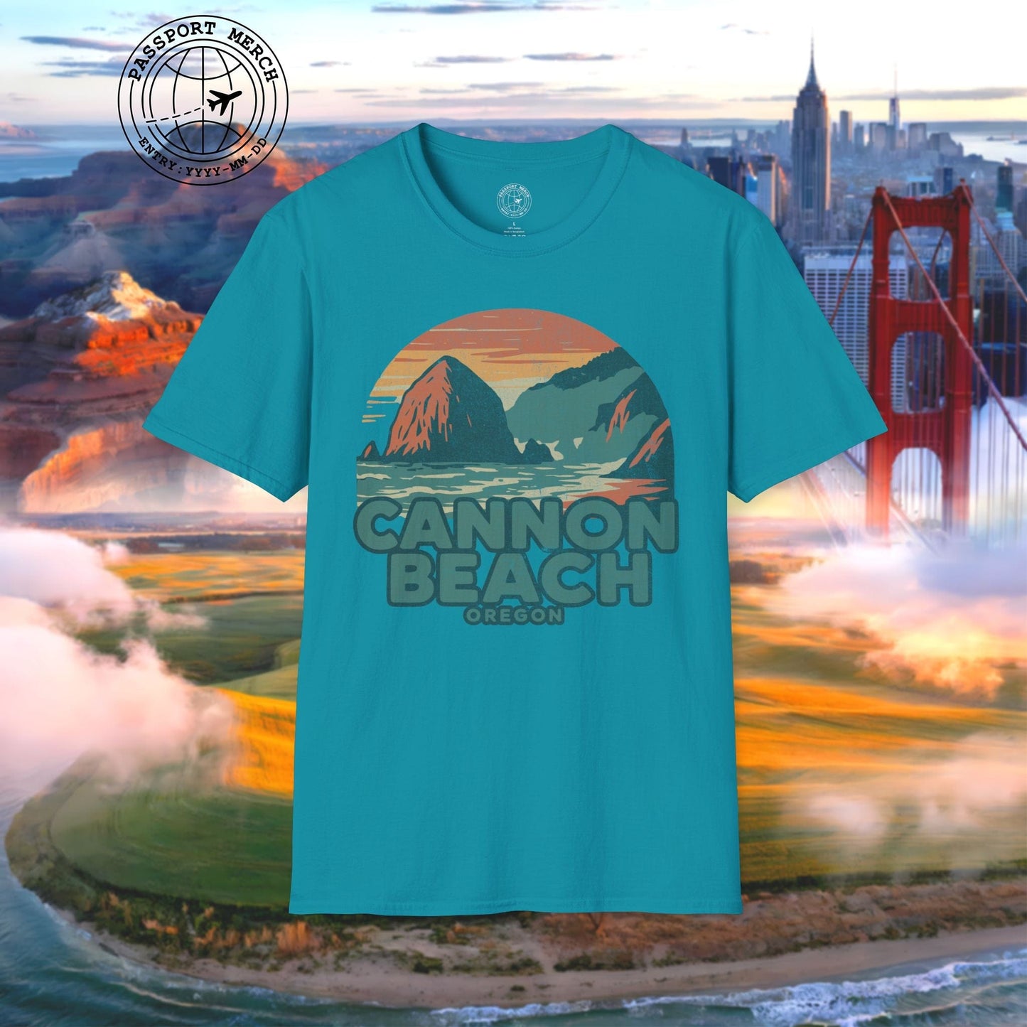 Cannon Beach, Oregon - 80's Vintage T-Shirt