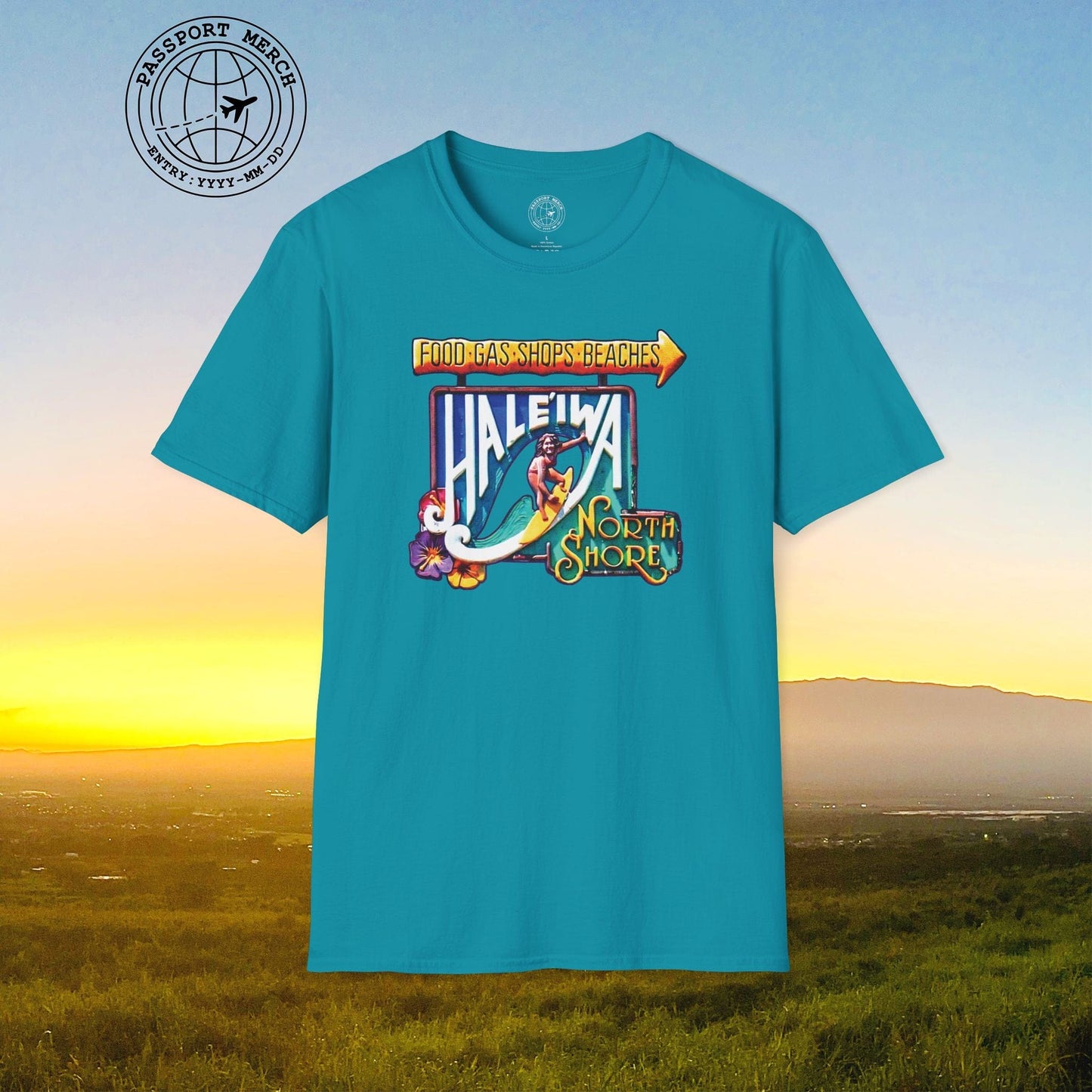 Signs of Wanderlust, Hale'iwa (South) Oahu, Hawaii T-Shirt