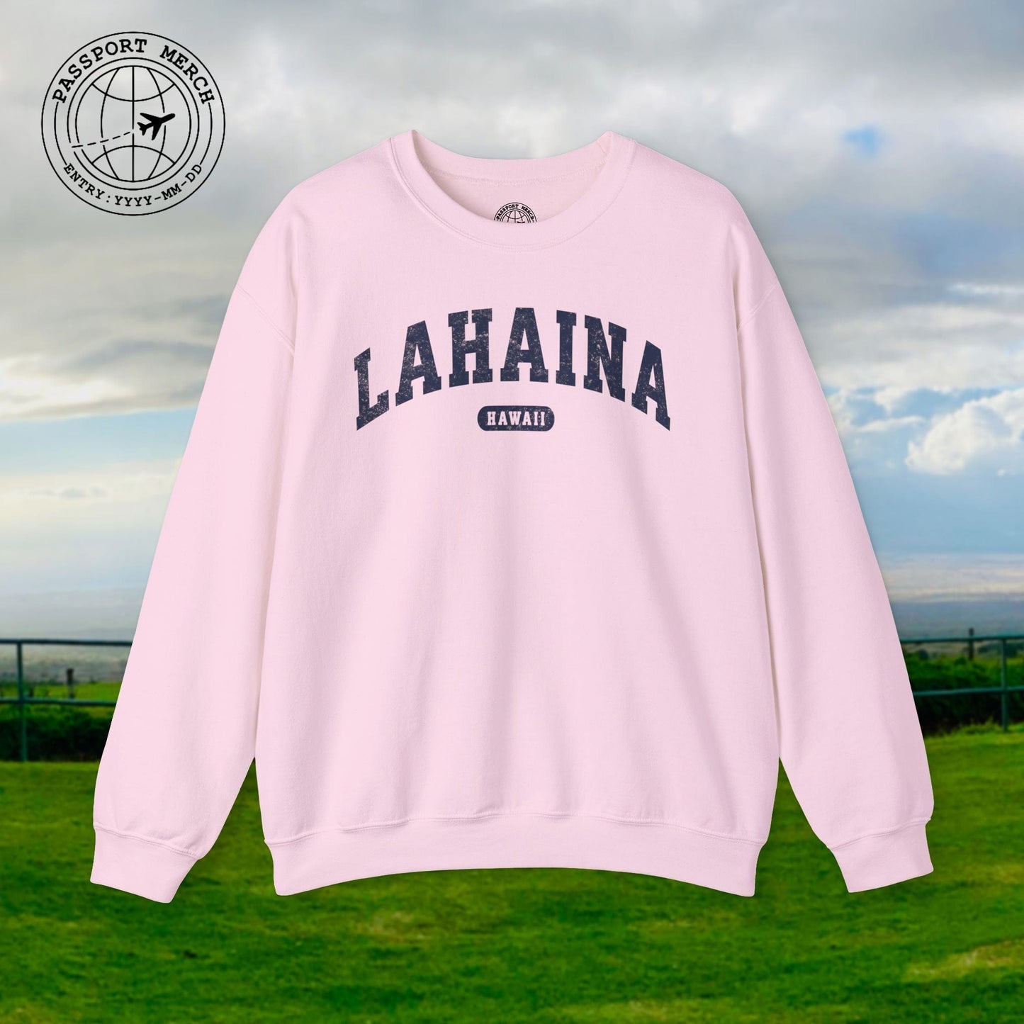 Classic Athletic, Lahaina, Hawaii (Fan Service) Crewneck