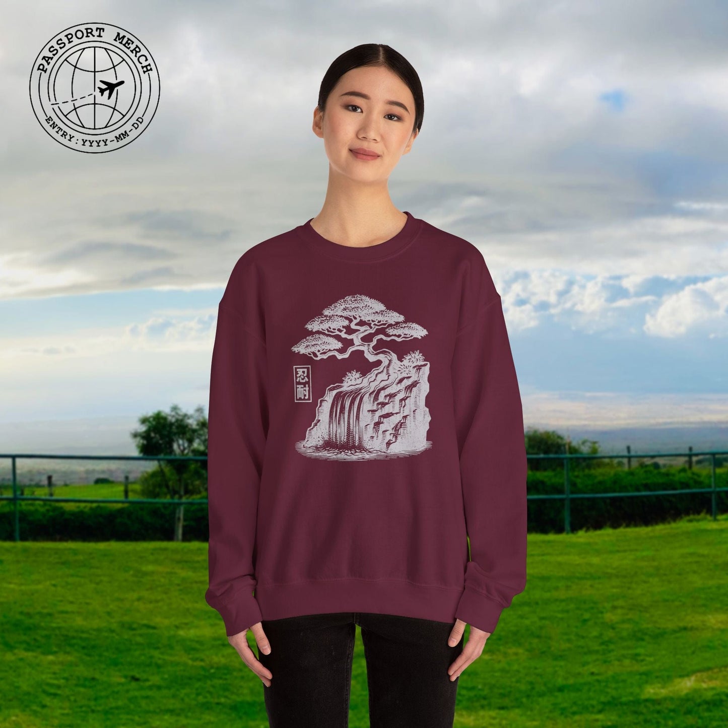 Japanese Nintai (Patience) Bonsai Crewneck