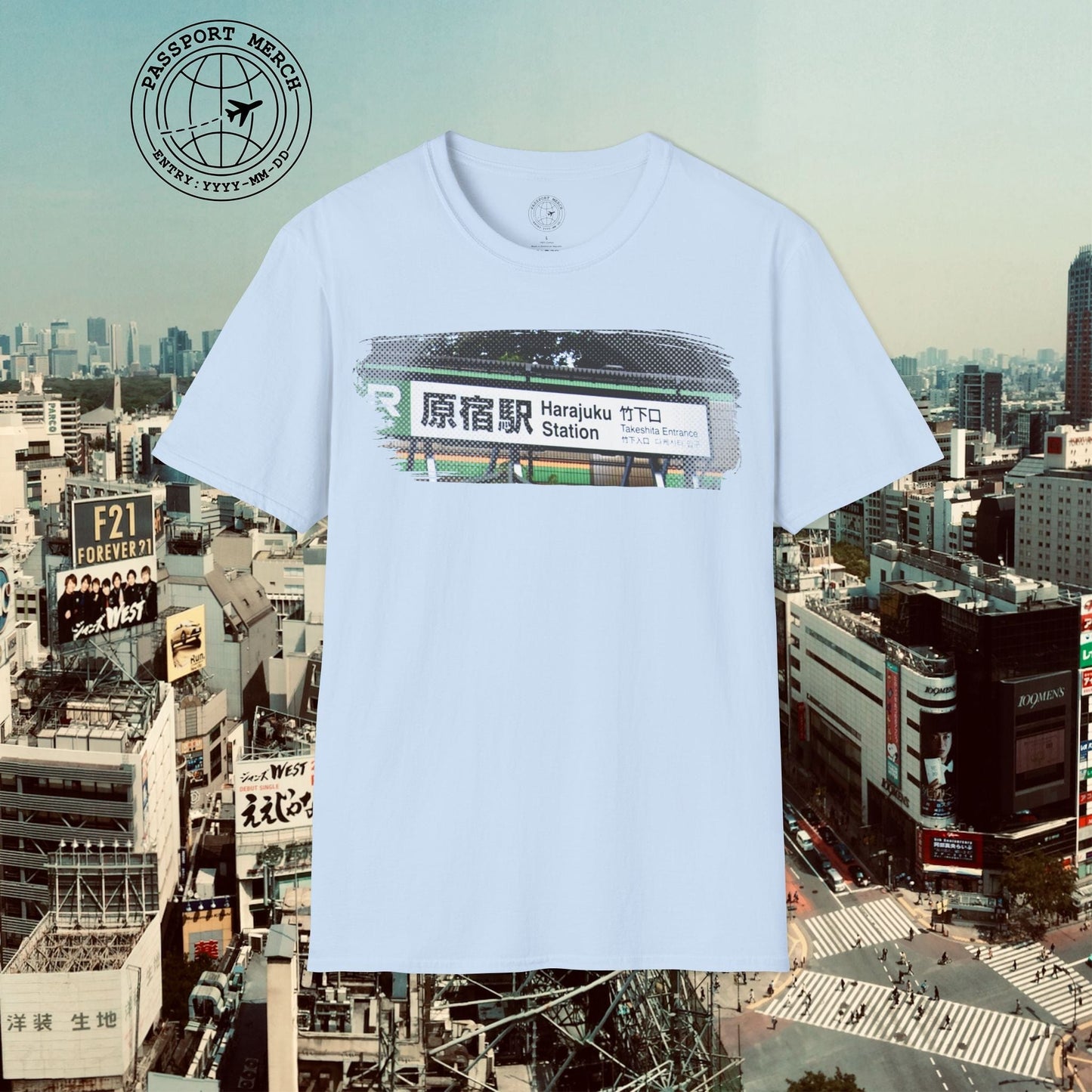 Signs of Wanderlust, Takeshita Street Harajuku Japan T-Shirt