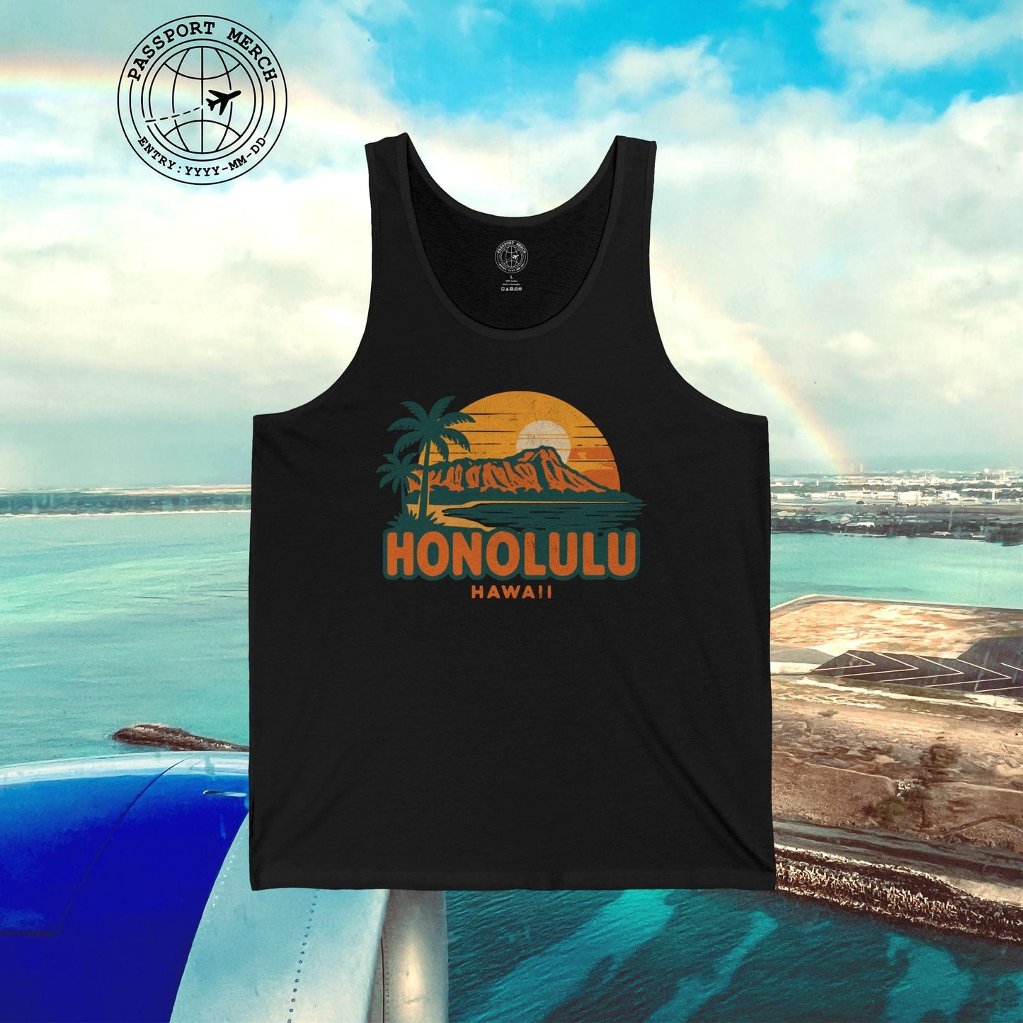 Honolulu, Oahu, Hawaii - 80's Vintage Tank Top