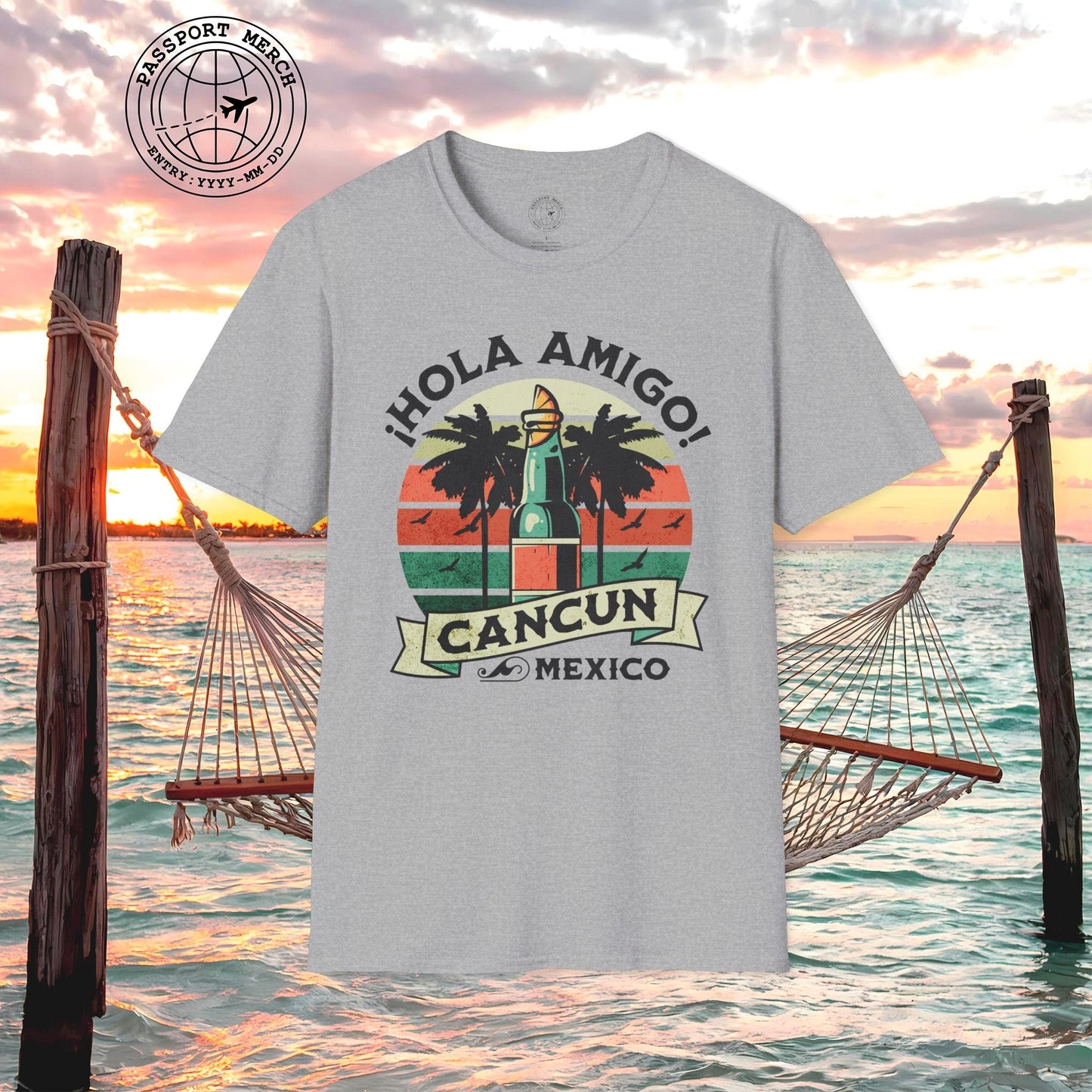 Hola Amigo Cancun Mexico T-Shirt