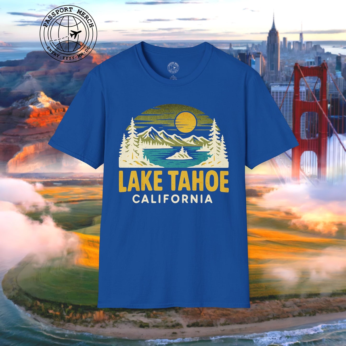 Lake Tahoe, California - 80's Vintage T-Shirt