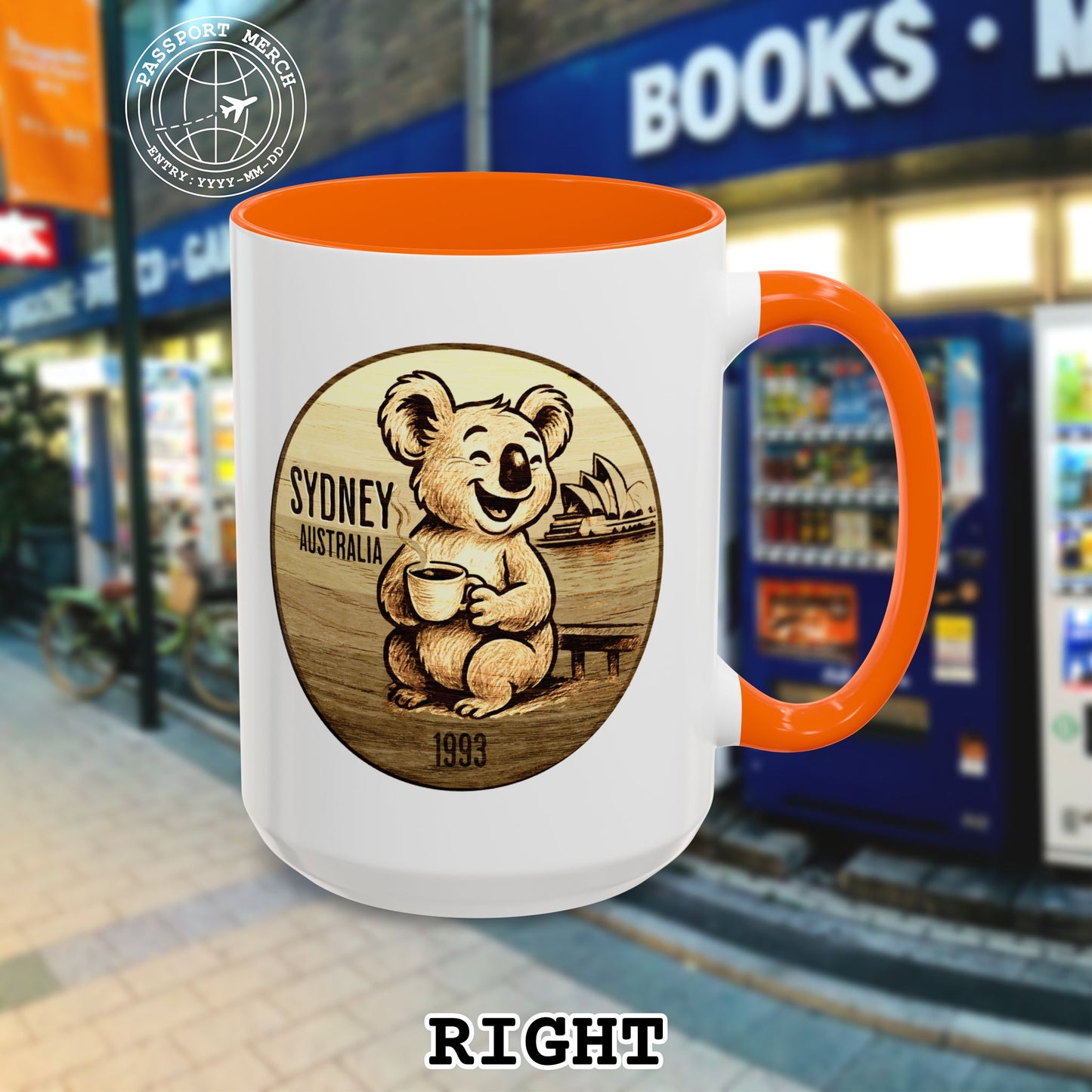Vintage Koala & Coffee in Sydney, Australia 15oz Mug