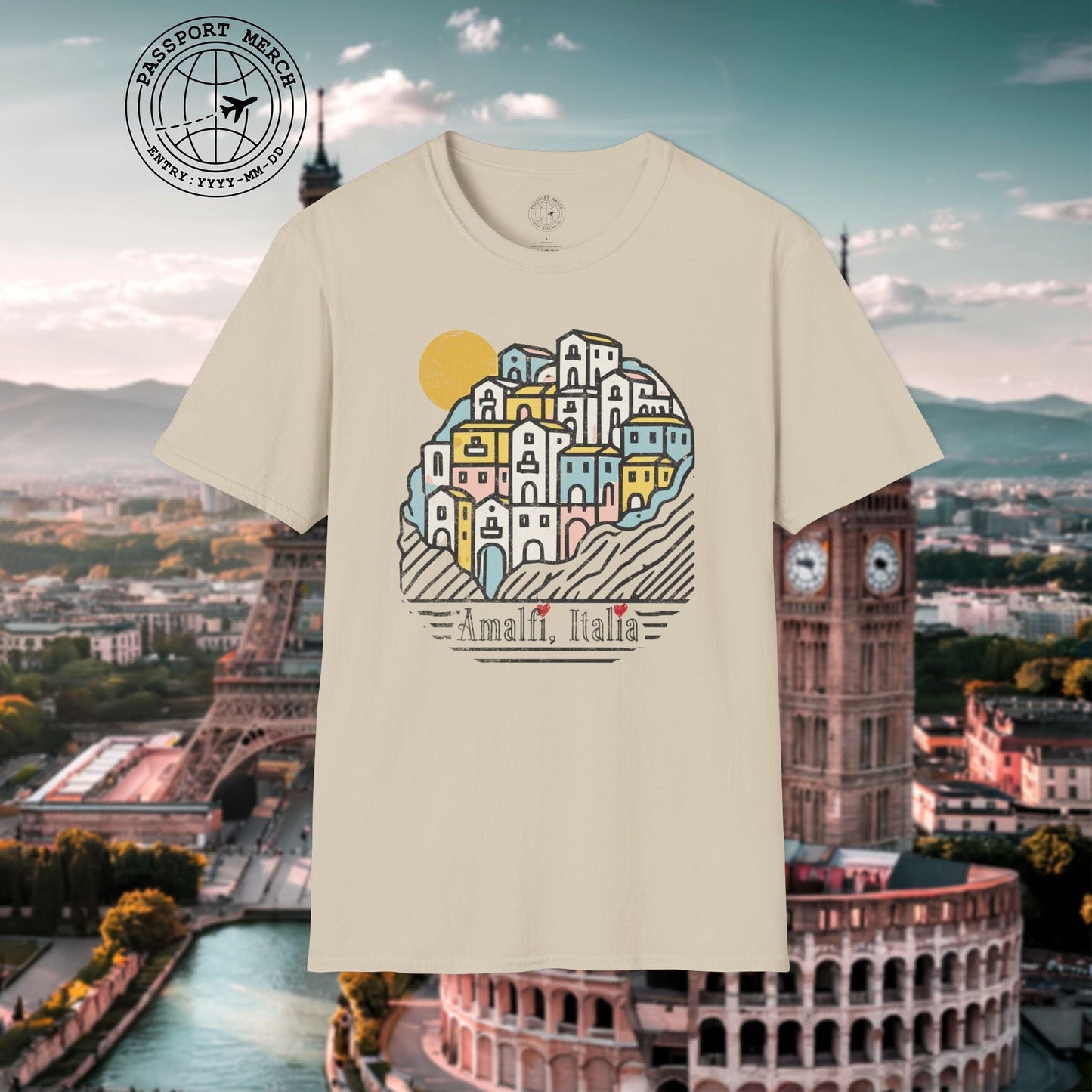 Hearts for Amalfi, Italy T-Shirt