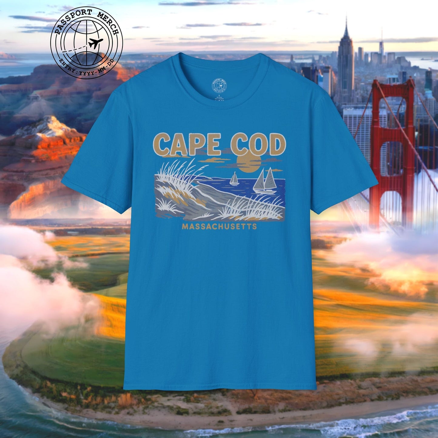 Cape Cod, Massachusetts - 80's Vintage T-Shirt