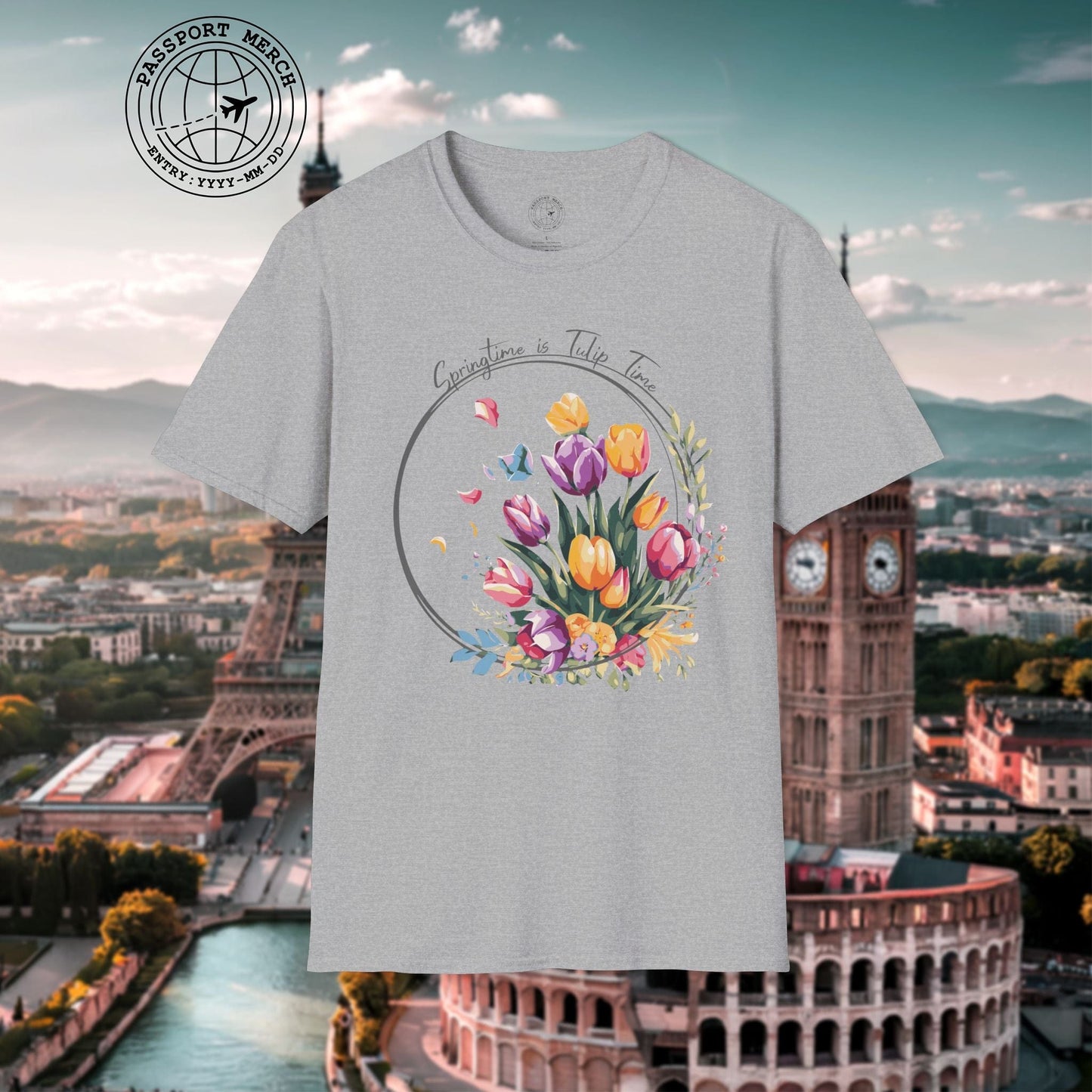 Springtime is Tulip Time in Holland T-Shirt