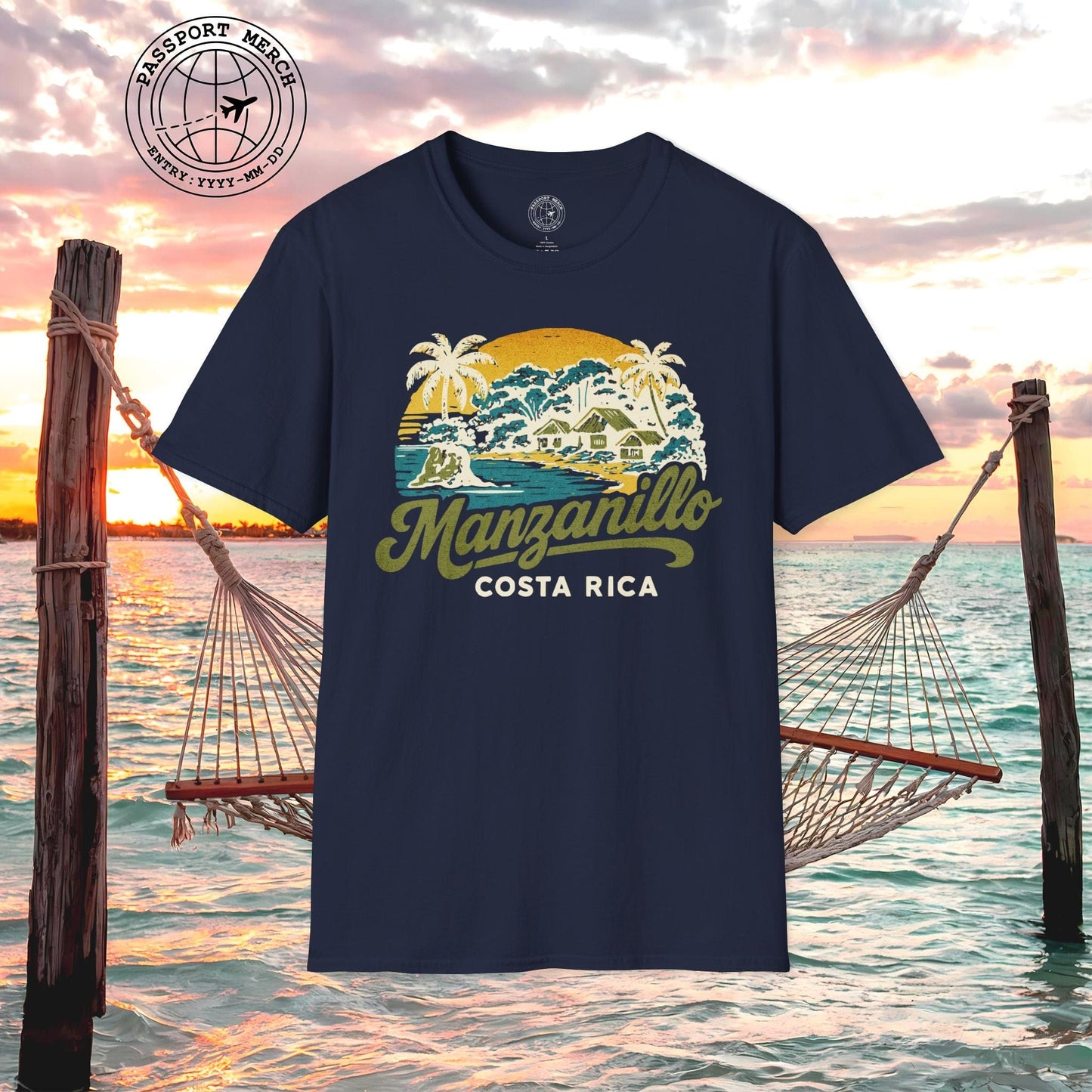 Manzanillo, Costa Rica - 80's Vintage T-Shirt