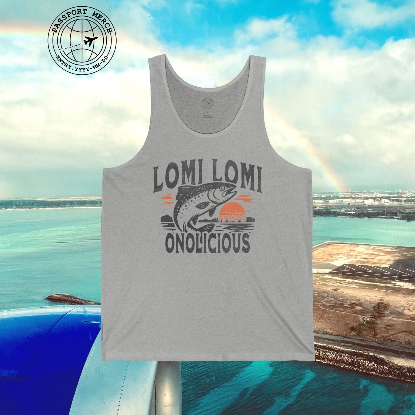 Onolicious Lomi Lomi Salmon, Hawaii Tank Top
