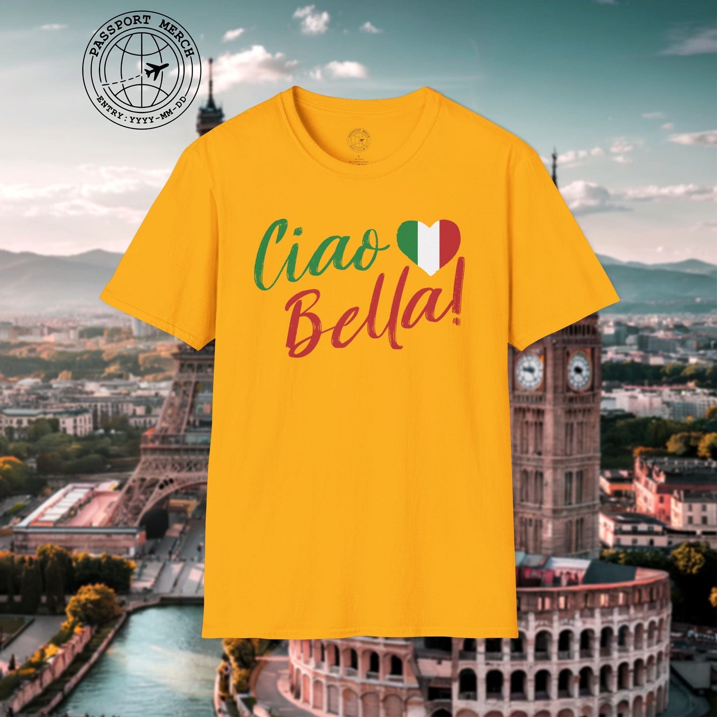 Ciao Bella Heart Italy T-Shirt