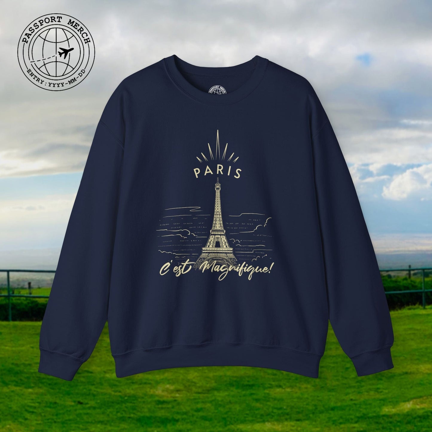 Paris C'est Magnifique France Crewneck